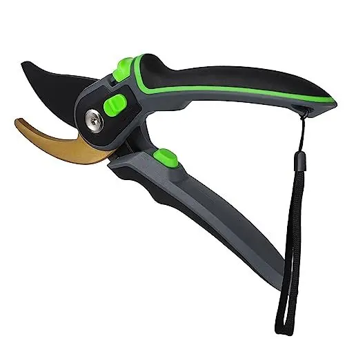 Produktbild: Happyyami 2St Gartenschere Schneidwerkzeuge für den Garten handlicher Gartenschneider Pflanzenschneider Astschneider hochastschere pruning shears Pflanzenschere Gartenhandwerkzeug 55# Stahl