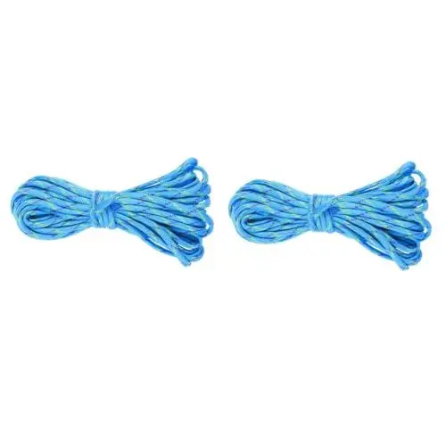 Produktbild: Happyyami 2St Nylon Schnur nylonseil Camping Schnur Parachute Cord Lanyard Rope Nylon Rope Camping Rope Crafting Rope Keychain Rope Armband Geflochtenes Seil Überleben Nylon-Seil Kletterseil