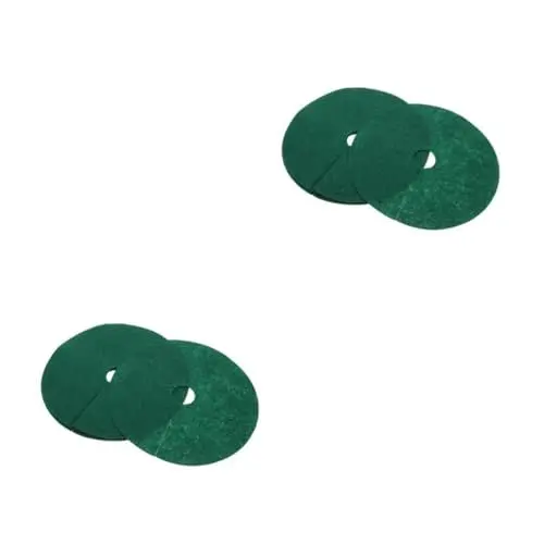 Produktbild: Happyyami 2 Sätze 2 Sets Garten Bodentuch Für Pflanzen Baumwurzelbarriere Baumschutzmatte Vlies Baumring Wiederverwendbarer Wurzelschutz Wiederverwendbarer Pflanzenschutz 10 Stück * 2
