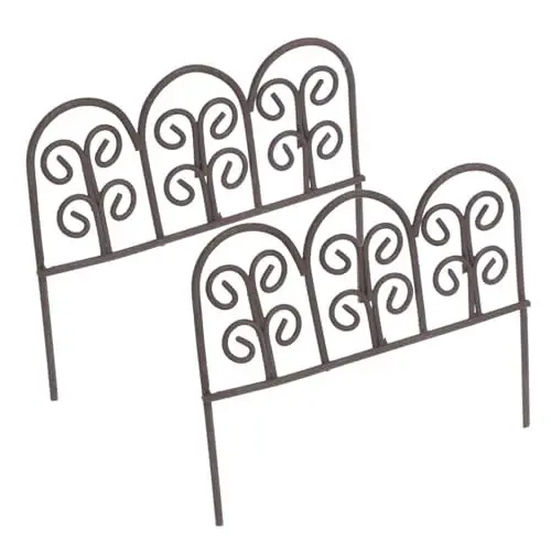 Produktbild: Happyyami 2 Stück Kleine Metall-pflanzengitter Für Topfpflanzen Im Innenbereich, Mini-rankgitter Für Kletterpflanzen Im Innenbereich, Kleines Pflanzgefäß-rankgitter, Blumenstützpfahl Für