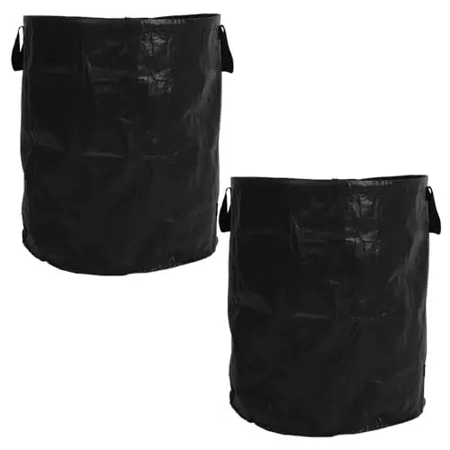 Produktbild: Happyyami 2 Stück Laubsammler, Rasentraktor-laubsack, Zusammenklappbarer Gartenabfallbehälter, Laubsack, Robust, Große Tasche Für Blätter, Wiederverwendbar, Rasentraktor-laubsack, Laubsack