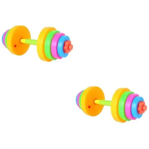 Produktbild: Happyyami 2st Verstellbare Schwere Hanteln Kinderarmhantel Hanteln Handgewicht Körpertrainingsspielzeug Für Kinder Trainingsgeräte Für Kinder Hantel Gewicht Hantel-set Plastik Jungen Fitness
