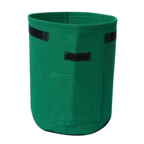 Produktbild: Happyyami Säcke Verdicken Pflanzen Grow Bags Fenster für Den Kartoffelanbau Grün Medium