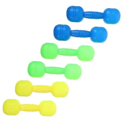 Produktbild: Happyyami 3 Paare Kinderhantel Übungshantel aus Kunststoff Trainingsgeräteset für Kleinkinder Hanteln Spielzeug Gewichte für Kinder zu Hause Kinderversorgung Haushalt Fitnessgeräte Turnkreis