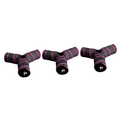 Produktbild: Happyyami 3 STK Spieltunnel Für Haustiere Hasenspielzeug Crinkle-pet- Faltbarer Katzentunnel Kätzchen Spielzeug Sortiment Tunnelröhre Für Katzen Polyester Kleines Haustier Zubehör