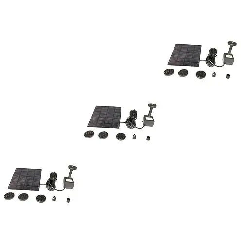 Produktbild: Happyyami 3 Stück Pumpe Für Brunnen Außenwasserpumpe Für Aquarium Aquarium-Wasserpumpe Aquarium-Brunnenpumpe Solar-Vogelbad-Brunnen Garten-Brunnenpumpe Solar-Brunnenpumpe Solar-Pool