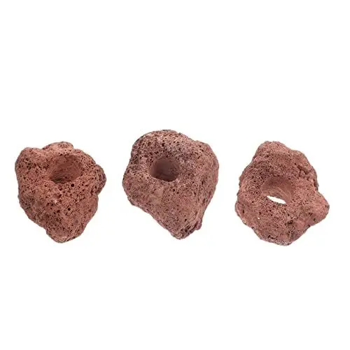 Produktbild: Happyyami 3st Aquatische Pflanzschale Topfring Für Aquarienpflanzen Aquarium Aquatisch Vulkanische Lavasteine Blumentopfring Verzierung Aus Aquatischen Vulkangestein Keramik Groß Zubehör