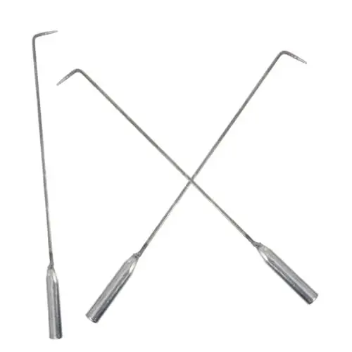 Produktbild: Happyyami Outdoor Grill Werkzeug Lagerung Schrank Camping Werkzeuge 3-stück Feuerstelle Werkzeuge Feuer Für BBQ