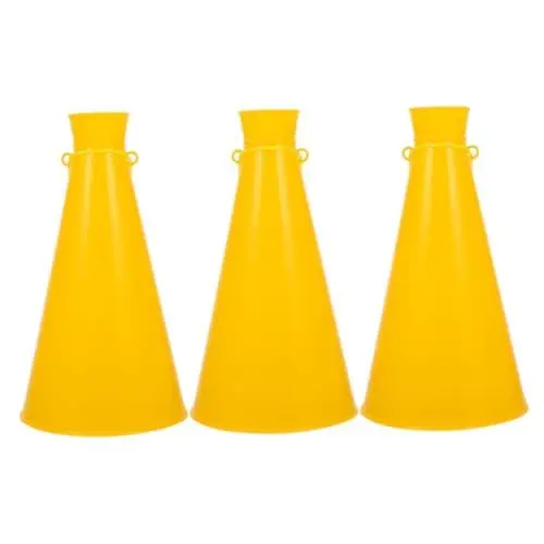 Produktbild: Happyyami 3st Jubelndes Horn Megaphon-Lautsprecher Kleinkindspielzeug Party-megafone Tragbare Megaphone Spielzubehör Für Fans Megaphone Für Partys Mini-megafon-Lautsprecher Abs Yellow