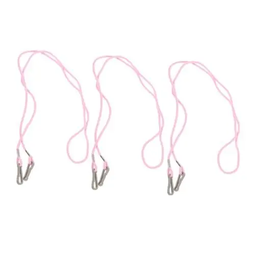 Produktbild: Happyyami 3st Skihandschuh-Lanyard Befestigungsriemen Für Elastische Handschuhe Clips Kamera-Lanyard Fäustling-Clips-Keeper Anti Verlust Seil Für Handschuhe Gürtel Schutzclip Nylon Kind