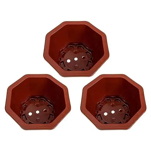 Produktbild: Happyyami 3st Sternanis-Topf Kinderzimmertopf Aus Kunststoff Atmungsaktiver Blumentopf Vase Pflanzgefäße Für Zimmerpflanzen Kinderzimmer Blumentöpfe Plastikbecher Einfach Abs
