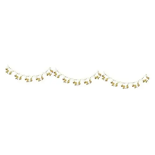 Produktbild: Happyyami 3st Weihnachtskugelschnur Weihnachtsgirlande Weihnachtsanhänger Zum Aufhängen Wandhaken Dekorativ Für Den Tisch Kette Für Weihnachtsbaum Kamin Girlande Charme Streifen Metall