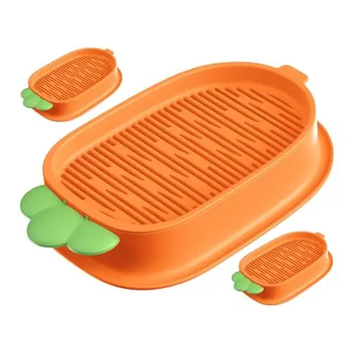Produktbild: Happyyami 3stücke Katzenpflanzentopf Aus Stabilem Pp-Material Hydroponisches Katzengras-anzuchtset Erdlose Kulturfunktion Mit Separatem Design Für Einfache Bewässerung