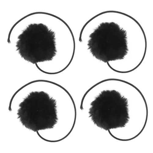 Produktbild: Happyyami 4er-Pack Katzenbaum-ersatzspielzeug Mit Glöckchen Interaktives Katzenspielzeug Zum Aufhängen Für Kratzbaum Sisal Für Katzen Für Das Training Zu Hause