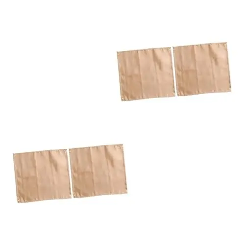 Produktbild: Happyyami 4 Stück Grill Feuerfestes Tuch Feuerbeständiges Tuch Isoliermatte Camping Isolierpad Feuerfeste Matte Feuerfeste Decke Decke Wärmeisolationspad