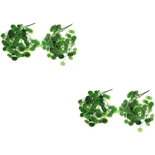Produktbild: Happyyami 4 Stück Künstlicher Holzapfel Decke Hängende Rebe Künstliche Blattrebe Künstliches Weinen Hängende Girlande Hochzeit Hängendes Grünes Blatt Zierapfel Dekorative Wand Rattan