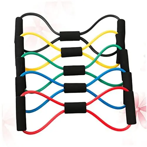Produktbild: Happyyami 5 8 Widerstandsband gymnastikband Stretching-Ausrüstung Yoga-Ausrüstung Widerstandsbänder trainieren elastische Übungsbänder -Expander formendes Band Sport Mädchen
