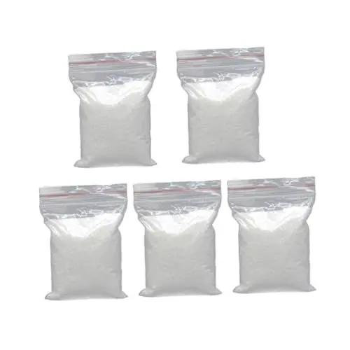 Produktbild: Happyyami 5 Packungen Weißer Sand Vasenfüller Schwimmbad Sandhandwerk Ziersand Für Vasen Aquariumdekoration Quarzsand Kies Für Pflanzen Weiße Kieselsteine Ziersand Für Aquarien Sandfüller