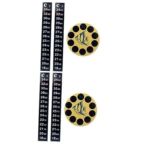 Produktbild: Happyyami 6 Stk Patch-thermometer Für Aquarien Zubehör Für Aquarien Aquariumthermometer Aufkleber Für Fischbecken Aquarium-thermometer Bierthermometer Wasserthermometer Zubehör