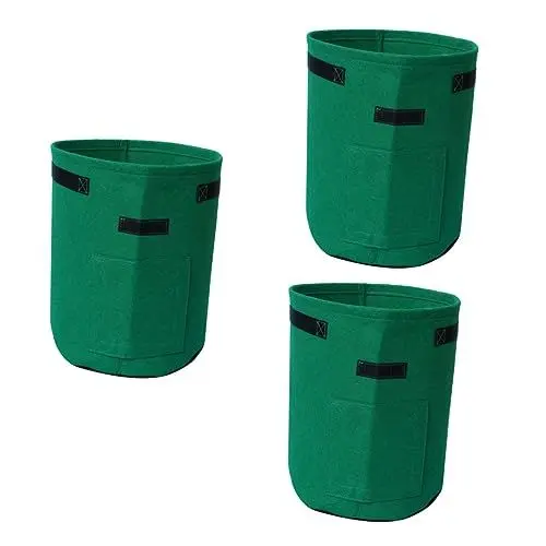 Produktbild: Happyyami 9 STK Karotten-pflanzbeutel Tasche Für Blumenkindergarten Pflanzgefäße Für Zimmerpflanzen Gartenfass Töpfe Für Freilandpflanzen Pflanze Wachsen Fass Korb Anbauen Kartoffel Gemüse