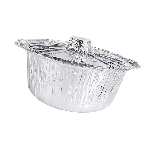 Produktbild: Happyyami Portable Barbecue Pan Mit Deckel Hochtemperaturbeständige Camping-pfanne Für Grillen Und Outdoor-aktivitäten Vielseitiges Zubehör Für Outdoor-Kochen