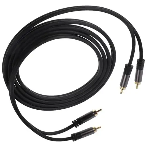 Produktbild: Happyyami Audio Kabel Dual Aux Verbindungskabel Für Tv Subwoofer Und Lautsprecher Koaxial-audioleitung Für Stabile Signalübertragung