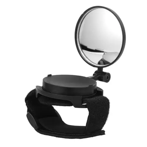 Produktbild: Happyyami Handgelenk-rückspiegel Für Rennrad 360°-volldrehung Armband-design Robust Kompakt Modisch Zu Tragen