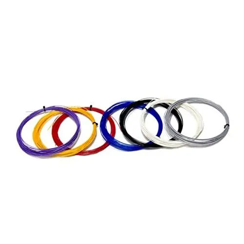Produktbild: Happyyami Federball-Schlägerlinie Schlägerersatzlinien Racquetball-Schläger Wettkampf-Federball-Thread Badminton-Linien fortschrittlich Schlägersaite Badminton-Saite Badminton Schläger