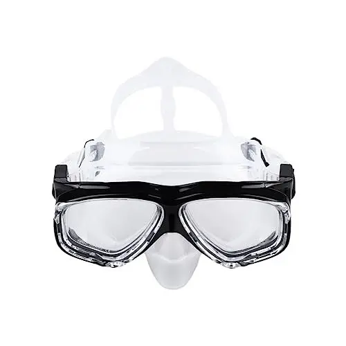 Produktbild: Happyyami Freediving apnoetauchen schwimmbrilen freitauchen tauchermasken Taucherbrille aus gehärtetem Glas Haupt Schwimmbrille Zubehör Schnorchel Männer und Frauen gehärtetes Glas