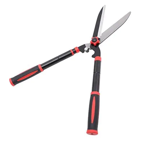 Produktbild: Happyyami Heckenschere Mit - Für Kraftsparendes Schneiden Und Gummi Ergonomische Gummigriffe Für Baumbeschneidung Und Gartenarbeit