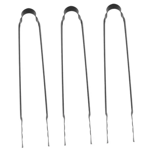 Produktbild: Happyyami Grillclip 3st Grillzubehör Grill Zubehör Grillkohlezange Picknickzange Grillwerkzeuge Grillklemme Clip Draussen