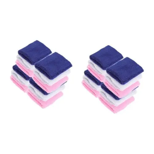Produktbild: Happyyami Handgelenkschutz 24 Stk Kinderarmband Tennisarmbänder Schweißbänder Elastischer Riemen Am Handgelenk Workout-handgelenkbandagen Schweißband Sport Latex-seide Trageschlaufe Fitness
