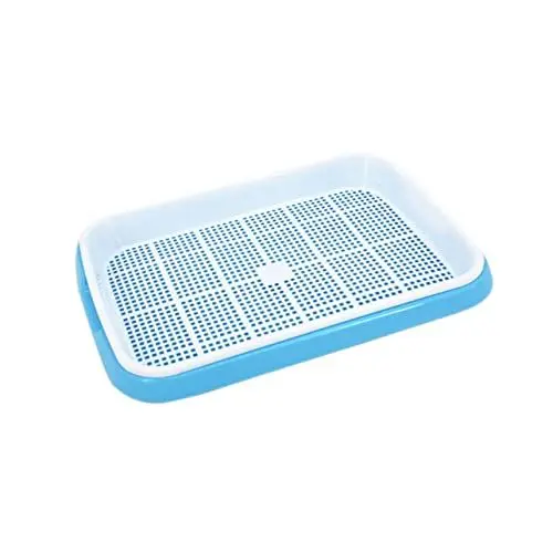 Produktbild: Happyyami Himmelblaue Keimschalen Für Anzuchtschalen Und Züchter Mit Wasserschale Und Papier Pp-Material Für Keimgerät Und Tablett Zum Anbau Verschiedener Samen