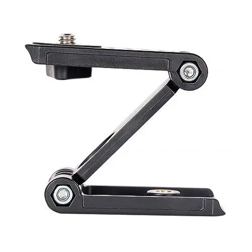Produktbild: Happyyami Kamera Stativ Z-Modell Schwenkhalterung Für Handy Faltbar Tragbar Mit Kunststoff Telefonclip Für Hochformat Und Querformat Aufnahmen