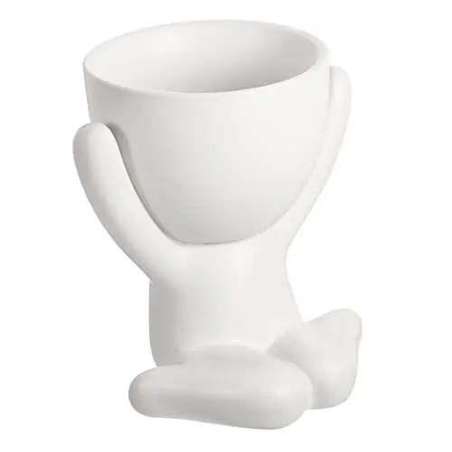 Produktbild: Happyyami Ceramic Planter Pot Für Kleine Sukkulenten Witziger Pflanzenbehälter Menschlicher Form Für Zuhause Büro Und Garten Dekoration