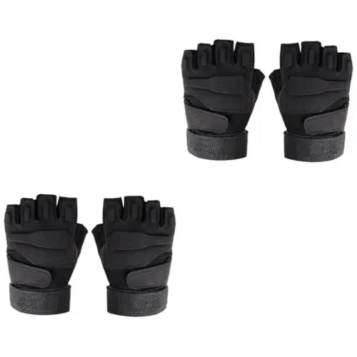 Produktbild: Happyyami Modehandschuhe 2st Fahrrad Trainingshandschuhe Für Herren Piraten-stirnbänder Handschuhe Zum Training Kamera-gürteltasche Autofahrerhandschuhe Aus Stoff Piratenhut Fitness Sport
