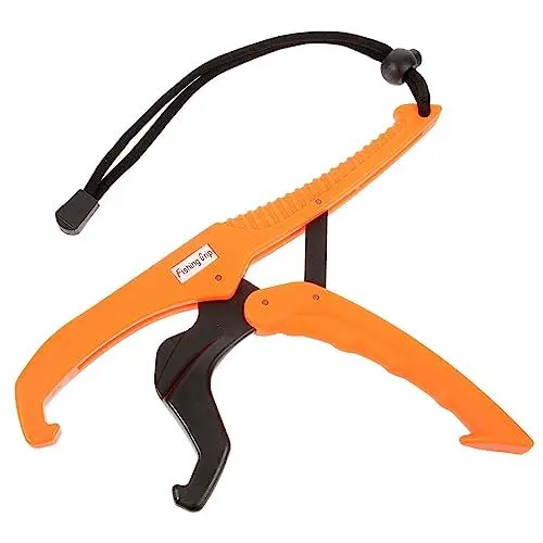 Produktbild: Happyyami Multifunktionale Köderzange Fischklemme Fischclip Basshaltergreifer Angelausrüstung Fischhalter Angelzubehör Angelgreifer hängend Fischfänger Fischzange Angelzange Handschlaufe Abs