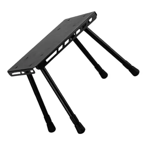 Produktbild: Happyyami Outdoor Klapptisch Campingtische Camping Kochtisch Tragbarer Campingtisch Tragbarer Campingtisch Faltbarer Tisch Camping Waschbeckenstation Tragbarer Klapptisch Aus Eisen