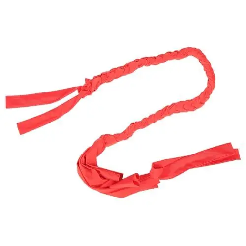 Produktbild: Happyyami Pferdeschweifschützer Pferdeschwanz-Dekor Hecktasche für Rinder Pferdeschwanz-Schutztasche Pferd dupply Kosmetik Werkzeug Container Ochsenschwanz Anti-Schmutz-Tasche Stoff rot