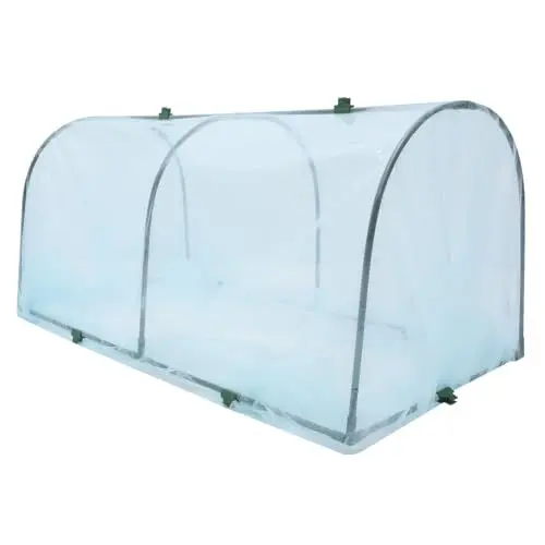 Produktbild: Happyyami Pflanzen 1 Satz Gewächshausisolierung und Regenschutz tragbares Gartengewächshaus kleine grüne Anlage Pflanzenabdeckungen für den Außenbereich Gewächshaus-Kit Umspritzen