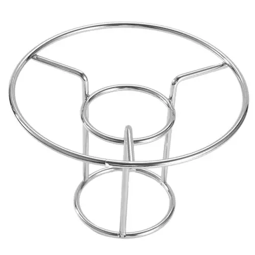 Produktbild: Happyyami Ergonomisches Design Hähnchengrill Fettabtropffläche Nutzung Hähnchen Truthahn Moorhuhn Braten Rack