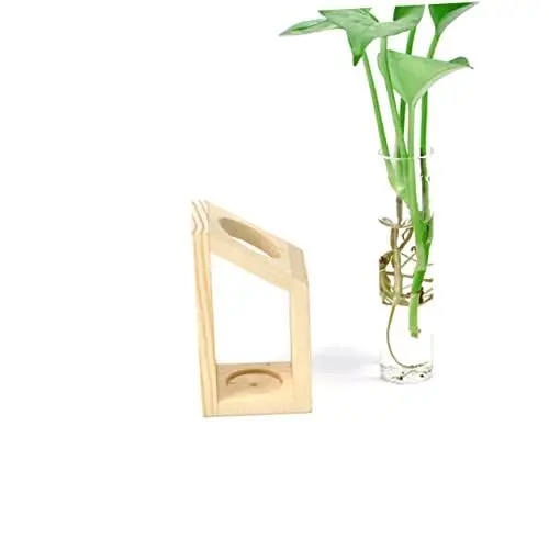 Produktbild: Happyyami Terrarien Hängender Glaspflanzer Hydroponischer Pflanzer Glasblumenvase Wasserpflanzen Glasvase Schreibtisch Pflanzen Halter Birne Vase Reagenzglas Für Reagenzglas Vase Container