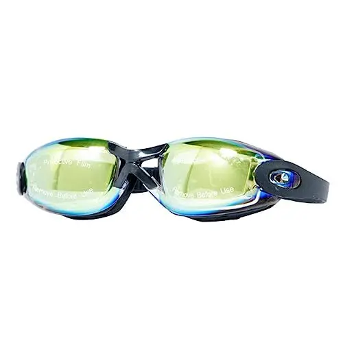 Produktbild: Happyyami Unisex Schwimmbrille Für Erwachsene Wasserdicht Antibeschlag Klare Sicht Große Rahmen Für Optimalen Komfort Beim Schwimmen Und Tauchen Ideal Für Freizeit Und Wettkampfsport