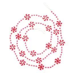 Produktbild: Happyyami Weihnachten Girlande Weihnachtsbaum Süßigkeiten Perlen Girlande Christbaumkette Perlenkette Hängende Weihnachtsdeko Baumschmuck für DIY Weihnachten Party Dekoration
