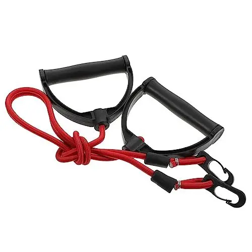 Produktbild: Happyyami Widerstandsbänder Widerstandsband 1 Paar Seil ziehen Fitness-Widerstandsgürtel multifunktionales Spannseil Laufbänder Fitnessgeräte Fitnessbedarf Stepper- treten Laufband Zubehör