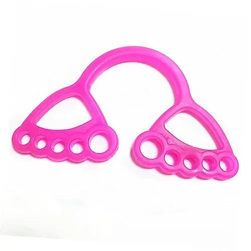Produktbild: Happyyami Fitness Widerstandsbänder Aus Silikon Für Vielseitige Dehnübungen Praktisches Expanderband Mit Finger-ringgriffen Für Yoga Krafttraining Und Stretching