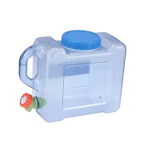 Produktbild: Happyyami wassercontainer water container Wasserbehälter kanister für trinkwasser wasserkanister mit hahn wasserkanister faltbar kanister 20l draussen Wassertank quadratisches Fass Lagertank
