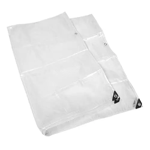 Produktbild: Happyyami wasserdichte Transparente Plane Mit Ösen Leichte Sonnenlicht Raumplane Für Gewächshäuser Idealer Winterschutz Und Überwinterungszelt Für Ihre Pflanzen Langlebig Und Vielseitig