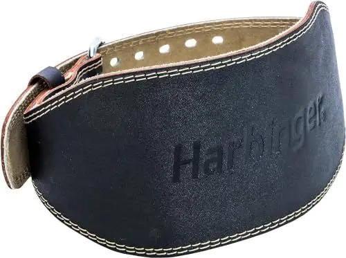 Produktbild: Harbinger 28520 Gürtel für Gewichtheber 6 Zoll Leather Belt, Black, M