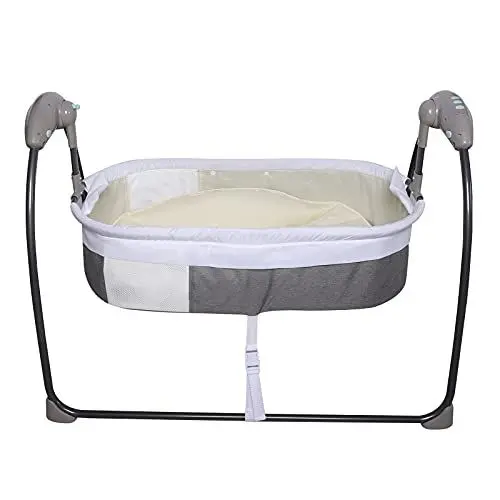 Produktbild: HarBin-Star Babybett für Neugeborene, Seitenbett, nachhaltig, kompatibel mit Co Sleeping, Babybett mit großem Korb (Grau)